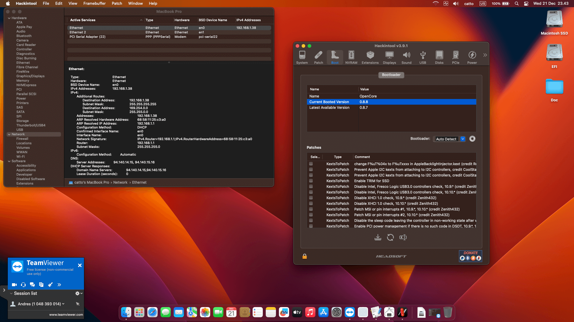 Lenovo Thinkpad T480S 3rd [KabyLake R   Intel UHD 620 + PS2]   OpenCore 8